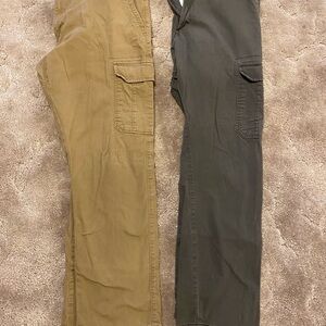 Lee Men's Cargo Pants - Brown and Gray